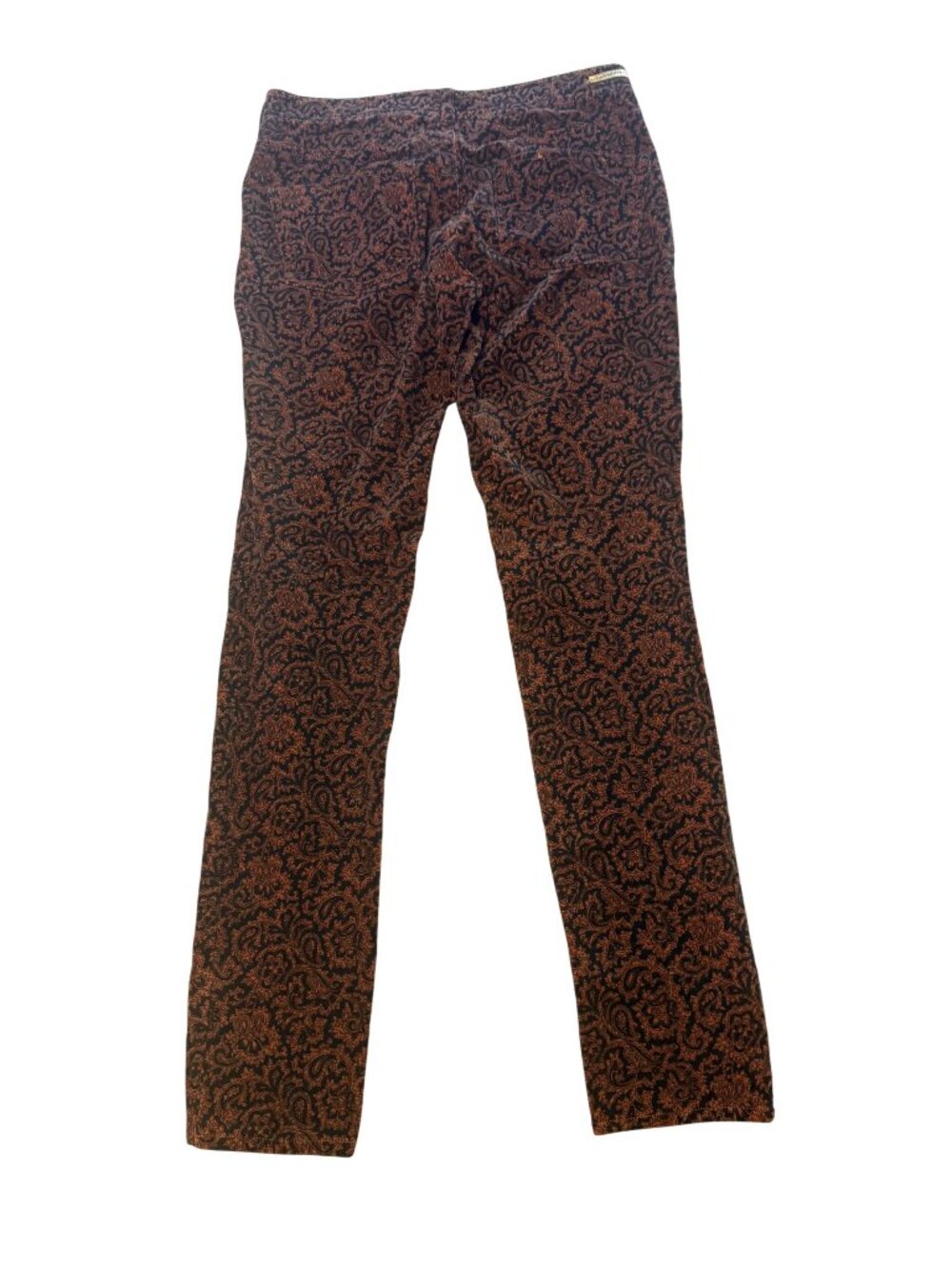Pilcro And The Letterpress Anthropology Paisley Corduroy Pants No. 27 Size 27